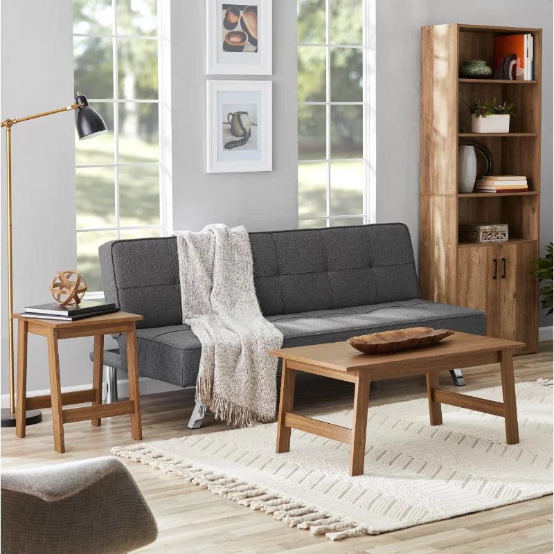 Mainstays Wood Rectangle Coffee Table tea table coffee table living room tables