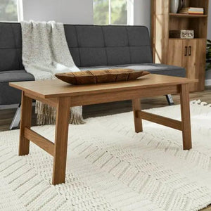 Mainstays Wood Rectangle Coffee Table tea table coffee table living room tables