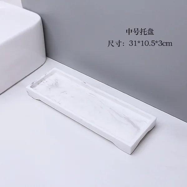 Marble Square Soap Dispenser Creative Square Resin Emulsion Bottle Bathroom Accessories Emulsion Bottle Bathroom Decoration