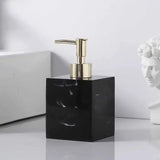 Marble Square Soap Dispenser Creative Square Resin Emulsion Bottle Bathroom Accessories Emulsion Bottle Bathroom Decoration