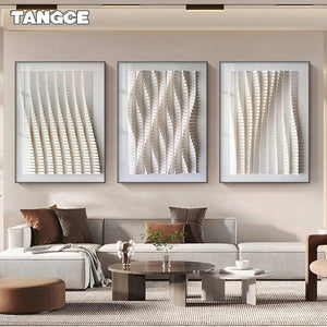 Modern Abstract 3D Effect Line Wall Painting Poster and Print Nordic Canvas Art Wall Pictures Living Room Corridor Gallery Decor