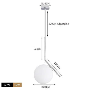 Luminaughty - Modern Glass Lampshade Pendant Lights