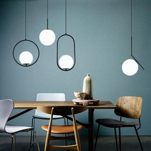 Luminaughty - Modern Glass Lampshade Pendant Lights