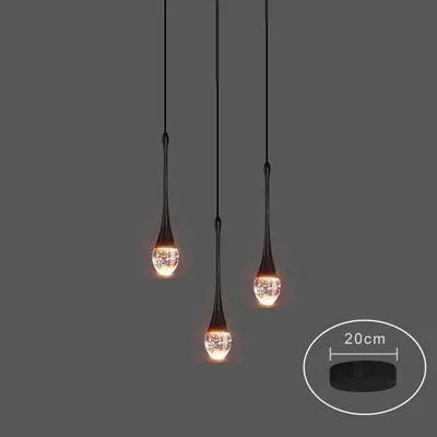 Modern Bubble Crystal Pendant Lights Indoor Hanging Lamp For Dining Room Bedroom Shop Bar Cafe Drop Pendant Lamp Home Decoration