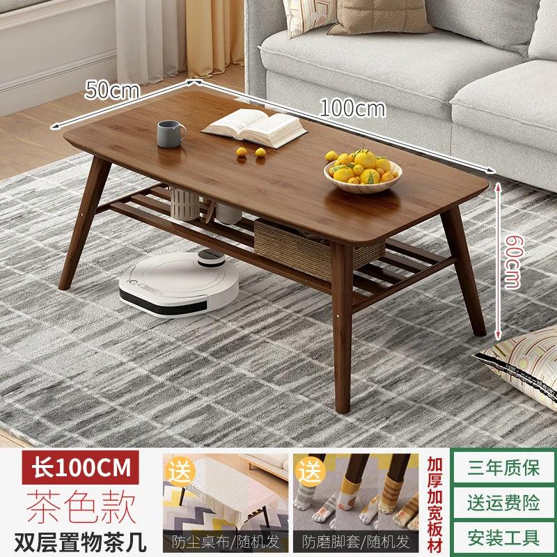 Modern Center Coffee Tables Wood Storage Nordic Frames Console Accent Dinner Coffee Tables Design Tavolino Da Salotto Room Decor