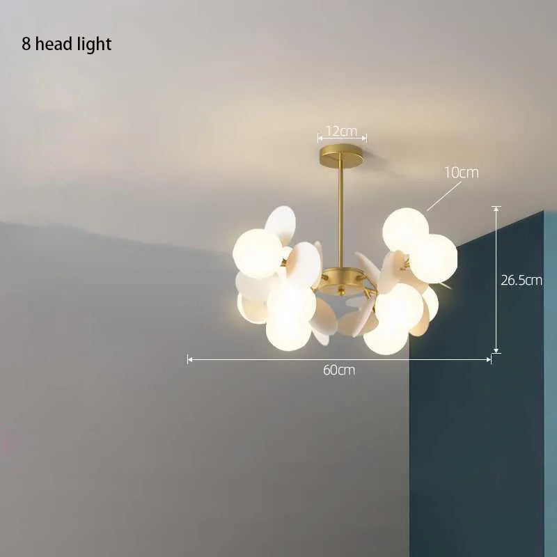 Modern Chandelier Grape Design Glass Pendant Light Indoor LED Nordic Light For Living Room Dining Hall Hotel Kitchen Island Lamp