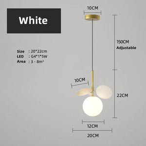 Modern Chandelier Grape Design Glass Pendant Light Indoor LED Nordic Light For Living Room Dining Hall Hotel Kitchen Island Lamp