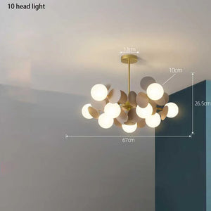 Modern Chandelier Grape Design Glass Pendant Light Indoor LED Nordic Light For Living Room Dining Hall Hotel Kitchen Island Lamp