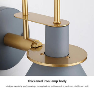 Modern Creative Macaron horn wall lamp bar restaurant living room bedroom bedside corridor sconce lamp Decorative lights