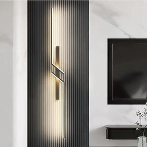 Modern Creative Strip Led Wall Lamp Minimalist Bedroom Bedside Wall Sconce Led Lights Living Room TV Sofa Background Wall Lamp