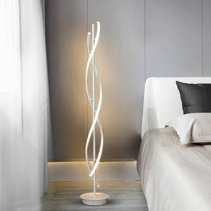 Modern Geometric Line LED Floor Lamp Designer Tieyi Vertical Table Light Living Foom Decoration Bedroom Landing Desk Lights