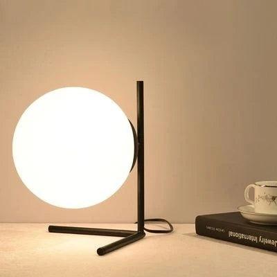 Modern Glass Ball table lamps Gold Nordic Simple Bedroom Bedside Reading Desk Lamp Home Decor E14 LED Table Light Lamparas