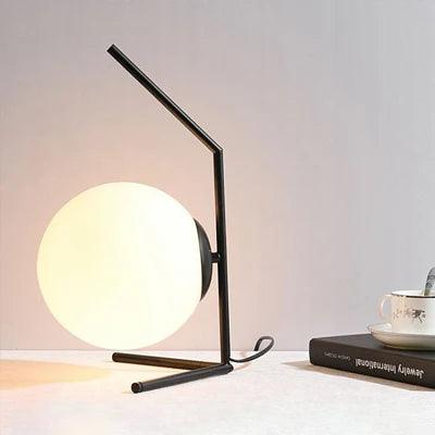 Modern Glass Ball table lamps Gold Nordic Simple Bedroom Bedside Reading Desk Lamp Home Decor E14 LED Table Light Lamparas