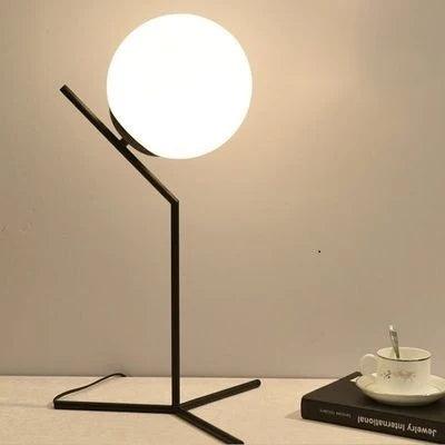 Modern Glass Ball table lamps Gold Nordic Simple Bedroom Bedside Reading Desk Lamp Home Decor E14 LED Table Light Lamparas