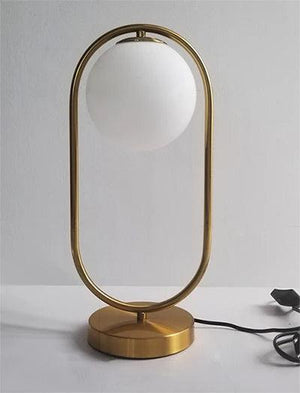 Modern Glass Ball table lamps Gold Nordic Simple Bedroom Bedside Reading Desk Lamp Home Decor E14 LED Table Light Lamparas