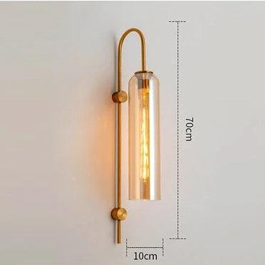 Modern Glass Led Wall Sconce Light Fixture Luminaire Bedroom Living Room Decoration Lamp Lighting Indoor Nordic Bedside Bathroom