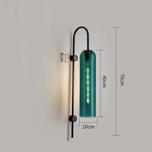 Modern Glass Led Wall Sconce Light Fixture Luminaire Bedroom Living Room Decoration Lamp Lighting Indoor Nordic Bedside Bathroom