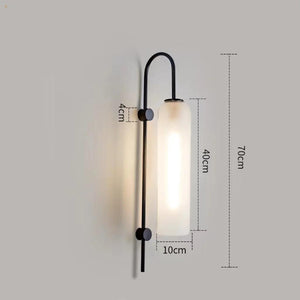 Modern Glass Led Wall Sconce Light Fixture Luminaire Bedroom Living Room Decoration Lamp Lighting Indoor Nordic Bedside Bathroom