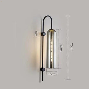 Modern Glass Led Wall Sconce Light Fixture Luminaire Bedroom Living Room Decoration Lamp Lighting Indoor Nordic Bedside Bathroom