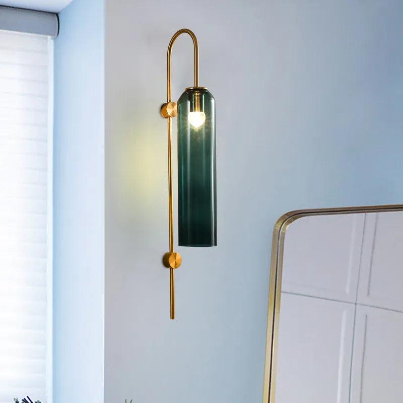 Modern Glass Led Wall Sconce Light Fixture Luminaire Bedroom Living Room Decoration Lamp Lighting Indoor Nordic Bedside Bathroom