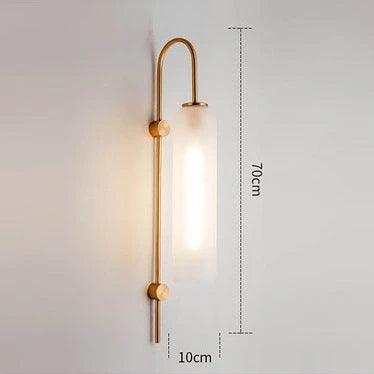 Modern Glass Led Wall Sconce Light Fixture Luminaire Bedroom Living Room Decoration Lamp Lighting Indoor Nordic Bedside Bathroom