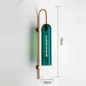 Modern Glass Led Wall Sconce Light Fixture Luminaire Bedroom Living Room Decoration Lamp Lighting Indoor Nordic Bedside Bathroom