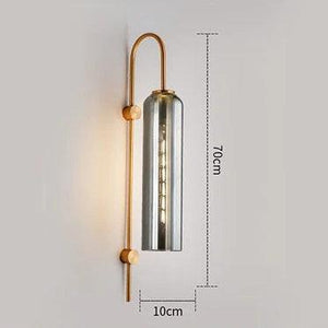 Modern Glass Led Wall Sconce Light Fixture Luminaire Bedroom Living Room Decoration Lamp Lighting Indoor Nordic Bedside Bathroom