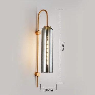 Modern Glass Led Wall Sconce Light Fixture Luminaire Bedroom Living Room Decoration Lamp Lighting Indoor Nordic Bedside Bathroom