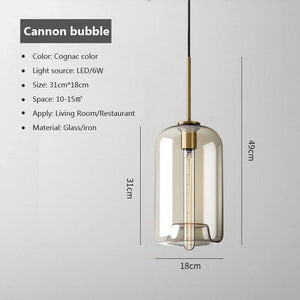 Modern Glass Pendant Light Dining Room Cafe Bar Bedroom Bedside Hanging Lamps For Ceiling Kitchen Island Suspension Chandelier