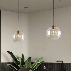 Giggly Glow - Modern Nordic hanging loft Glass lustre Pendant Light Lights