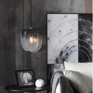 Modern Gradient Glass Hanging Light Indoor Art Decor Chandelier Dining Table Pendant Light Bedroom Parlor Bar Cafe Hanging Light