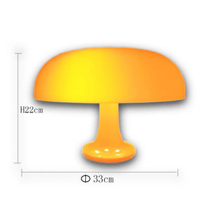 Modern Italy Designer LED Mushroom Table Lamp for Hotel Bedroom Bedside Living Room Decoration Lighting Minimalist Desk Lights