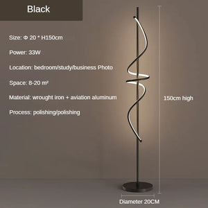 Modern LED Floor Lamp Standing Desk Light Study Bedroom Living Room Sofa Creative Personalized Luster Home Decor Luminaria