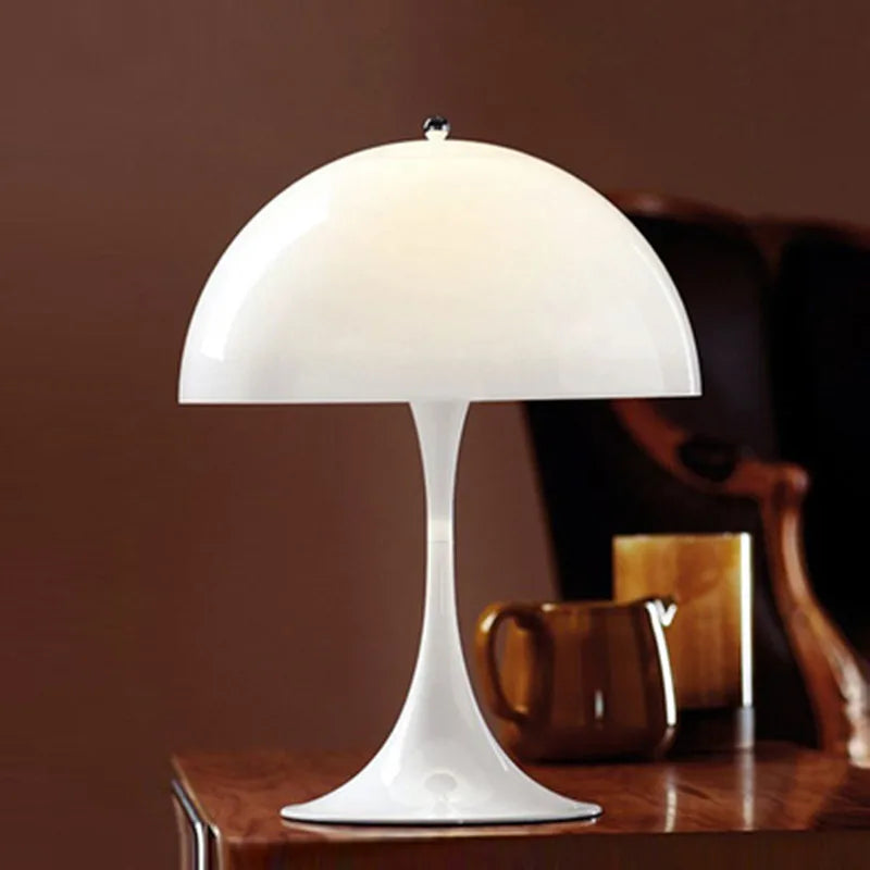 Modern LED Floor Lamp for Living Room Bedroom Study Table Light White Mushroom Standing Light Room Decor