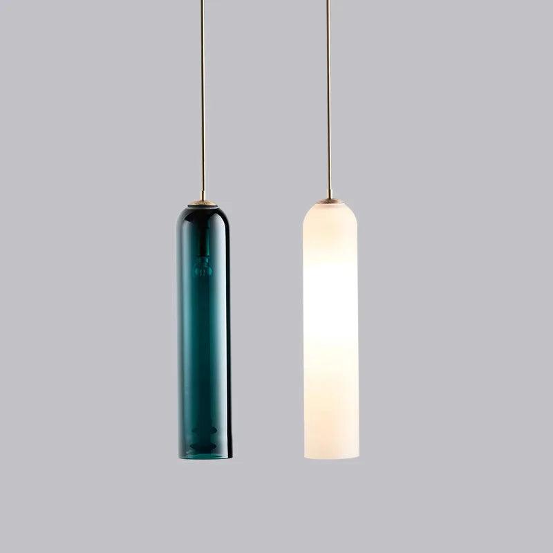 Modern LED Glass Pendant Lights Nordic Hanging Chandeliers Lighting Fixture Kitchen Restaurant Bar Decor Suspension Bedside Lamp