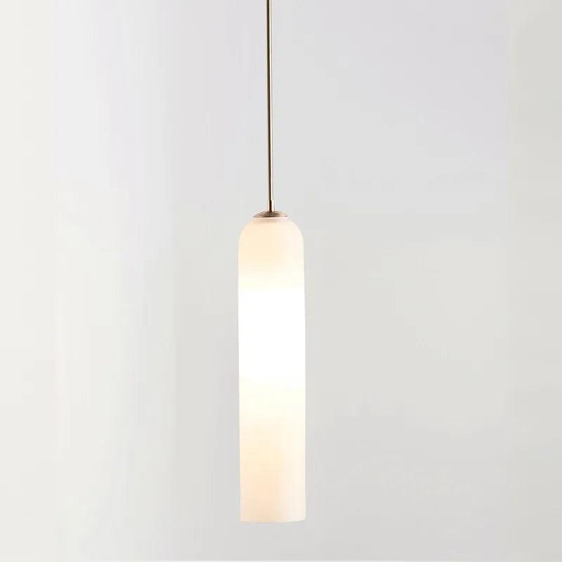 Modern LED Glass Pendant Lights Nordic Hanging Chandeliers Lighting Fixture Kitchen Restaurant Bar Decor Suspension Bedside Lamp