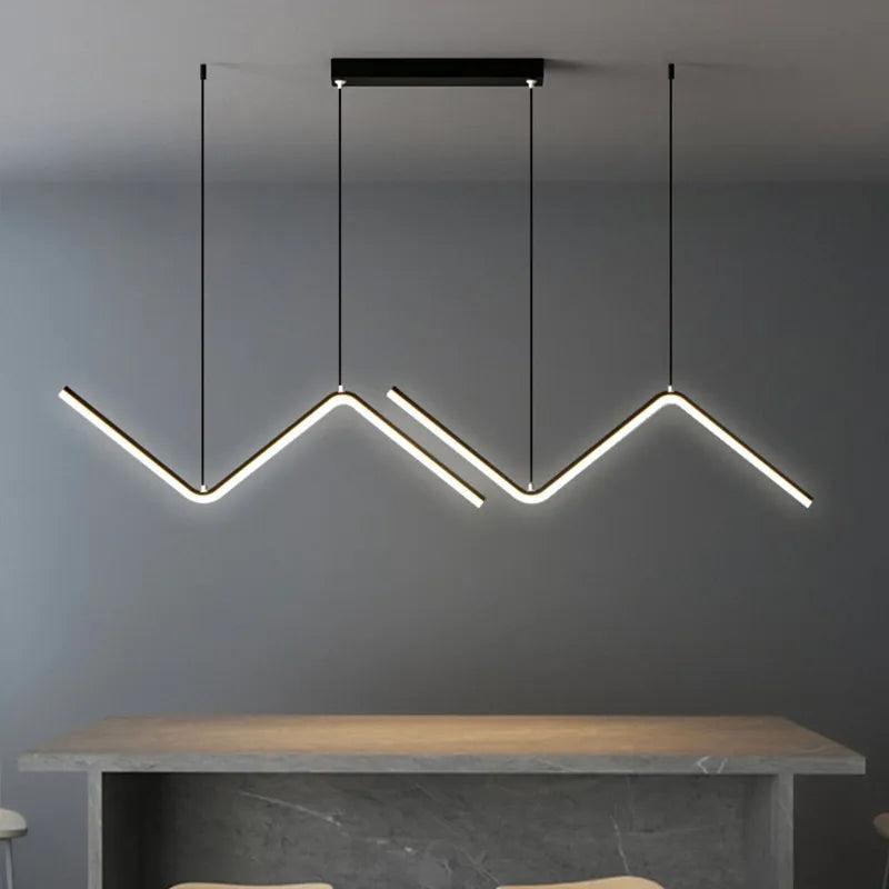 Modern LED Pendant Light Minimalist Chandelier For Dinning Room Kitchen Bar Restaurant Home Decor Led Lighting Remote Control