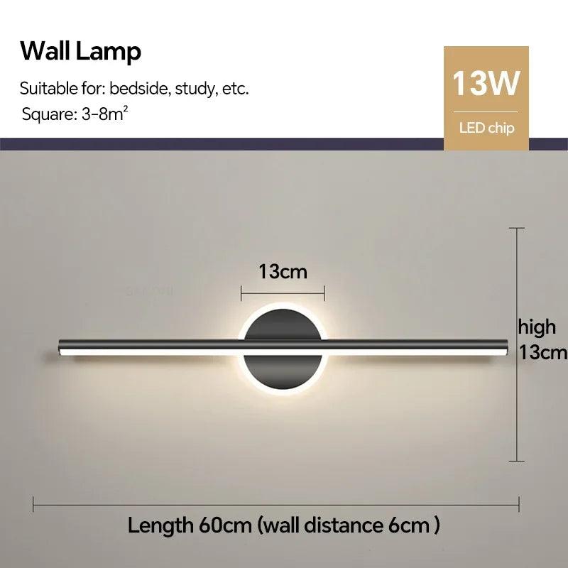 Modern LED Wall Lamp Bathroom Mirror Lamp Makeup Lamp For Living Room Bedroom Interior Decor Lighting Fixture Wall Sconce Luster