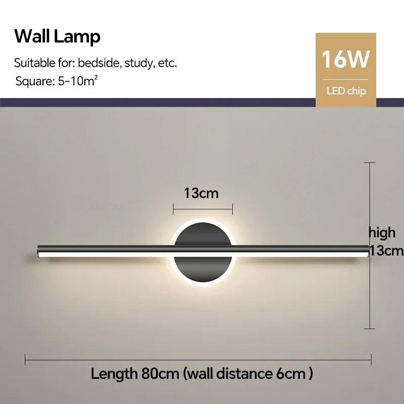 Modern LED Wall Lamp Bathroom Mirror Lamp Makeup Lamp For Living Room Bedroom Interior Decor Lighting Fixture Wall Sconce Luster