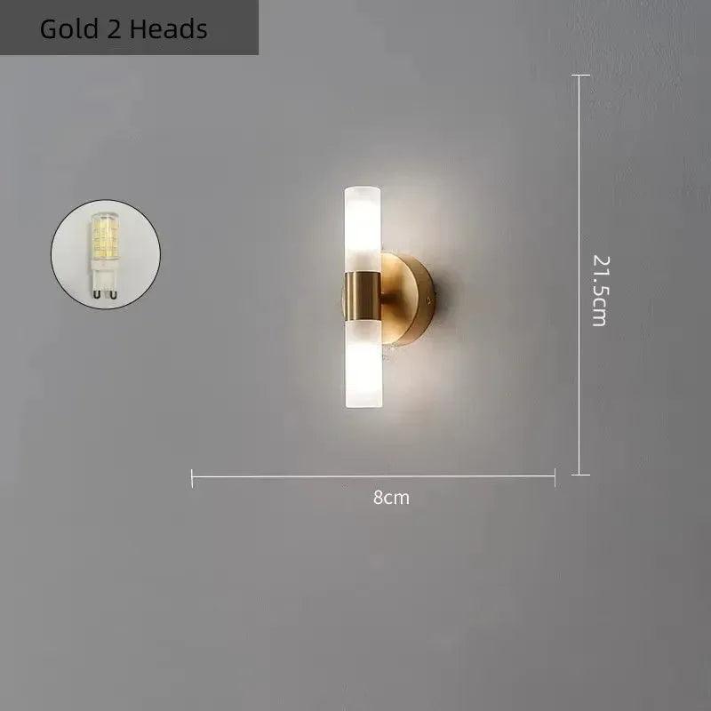 Modern LED Wall Light Bedroom Bedside Reading Aisle Light Living Room Kitchen Washroom Indoor Long Bar Rotatable Up Down Lightin