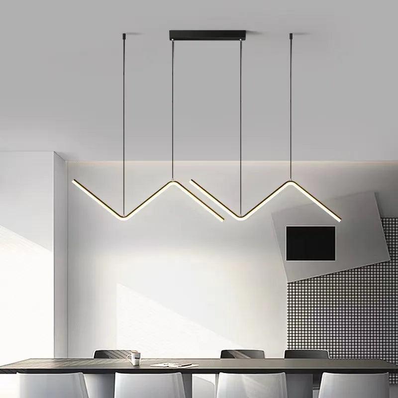 Modern Led Ceiling Chandelier for Table Dining Room Kitchen Bar Pendant Lighting Suspension Design Lusters Luminaires