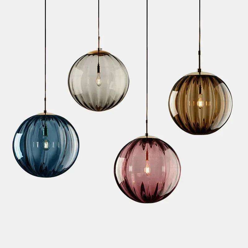 Modern Led Pendant Light Nordic Glass Ball Hanglamp For Bedroom Dining Room Bar Decor Loft Luminaire Suspension Kitchen Fixtures