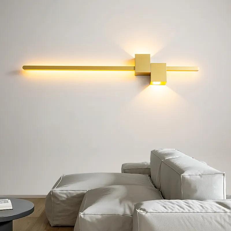 Modern Long Led Wall Lamp Room Decor Wall Light Fixture Home Indoor Bedroom Living Room background Wall Lighting