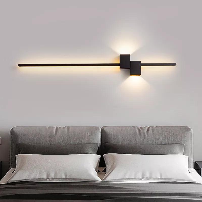 Modern Long Led Wall Lamp Room Decor Wall Light Fixture Home Indoor Bedroom Living Room background Wall Lighting