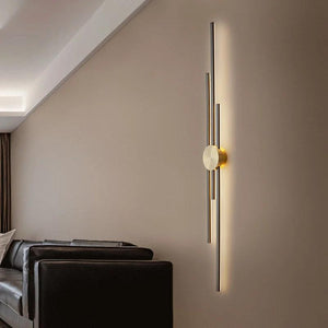 Modern Long Wall Lamp LED Living Room Dining Room Loft Wall Mounted Sconce Decoration Bedroom Bedside Light Staircase Fixture