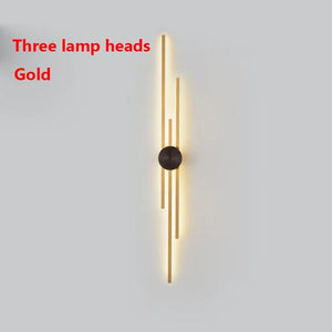 Modern Long Wall Lamp LED Living Room Dining Room Loft Wall Mounted Sconce Decoration Bedroom Bedside Light Staircase Fixture