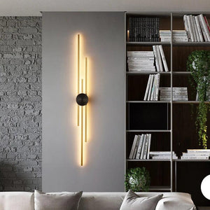 Modern Long Wall Lamp LED Living Room Dining Room Loft Wall Mounted Sconce Decoration Bedroom Bedside Light Staircase Fixture