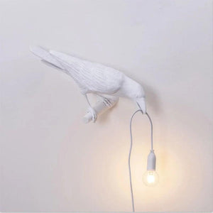 Modern Lucky Bird Table Lamp Bedroom Bedside Living Room Table Lights Resin Animal Lively Home Decor Lighting Fixture Wall Lamp