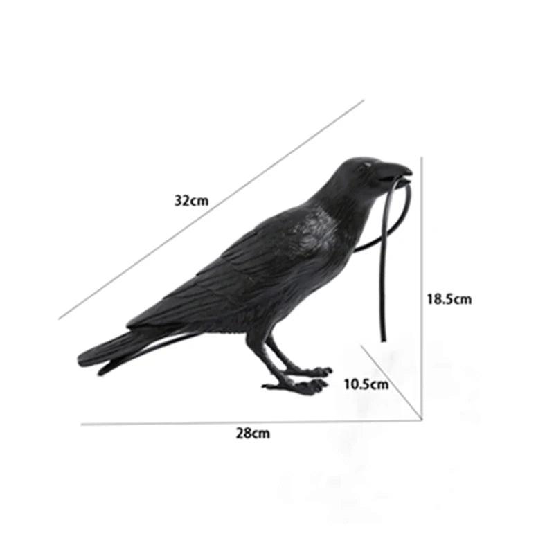 Modern Lucky Bird Table Lamp Bedroom Bedside Living Room Table Lights Resin Animal Lively Home Decor Lighting Fixture Wall Lamp