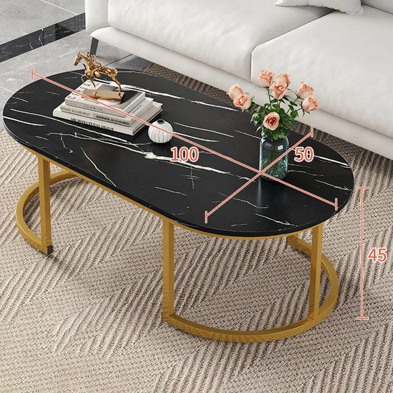 Modern Luxury Coffee Tables Living Room Nordic Glam Square Coffee Tables Minimalist Unique Table Basse De Salon Home Furniture